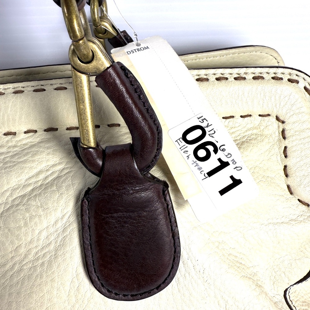 Ellen Tracy  Cream and Brown Women's Handbag - Picture 13 of 13